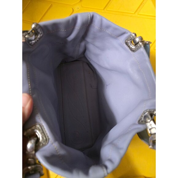 Brighton Style Tapestry Handbag With Floral Print & Double Handles - Picture 3 of 8